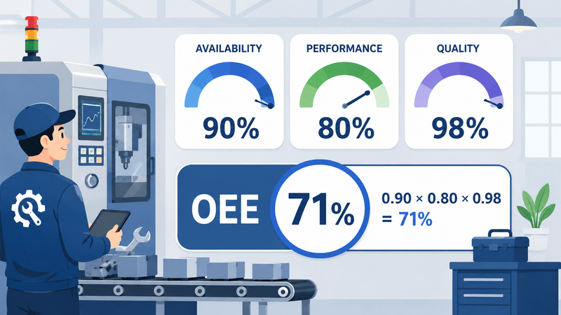 Practical TPM and Maintenance Excellence – Part 3: OEE Reveals Where Production Capacity Is Lost